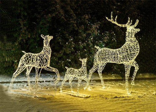 Светодиодные фигуры животных в Абакане